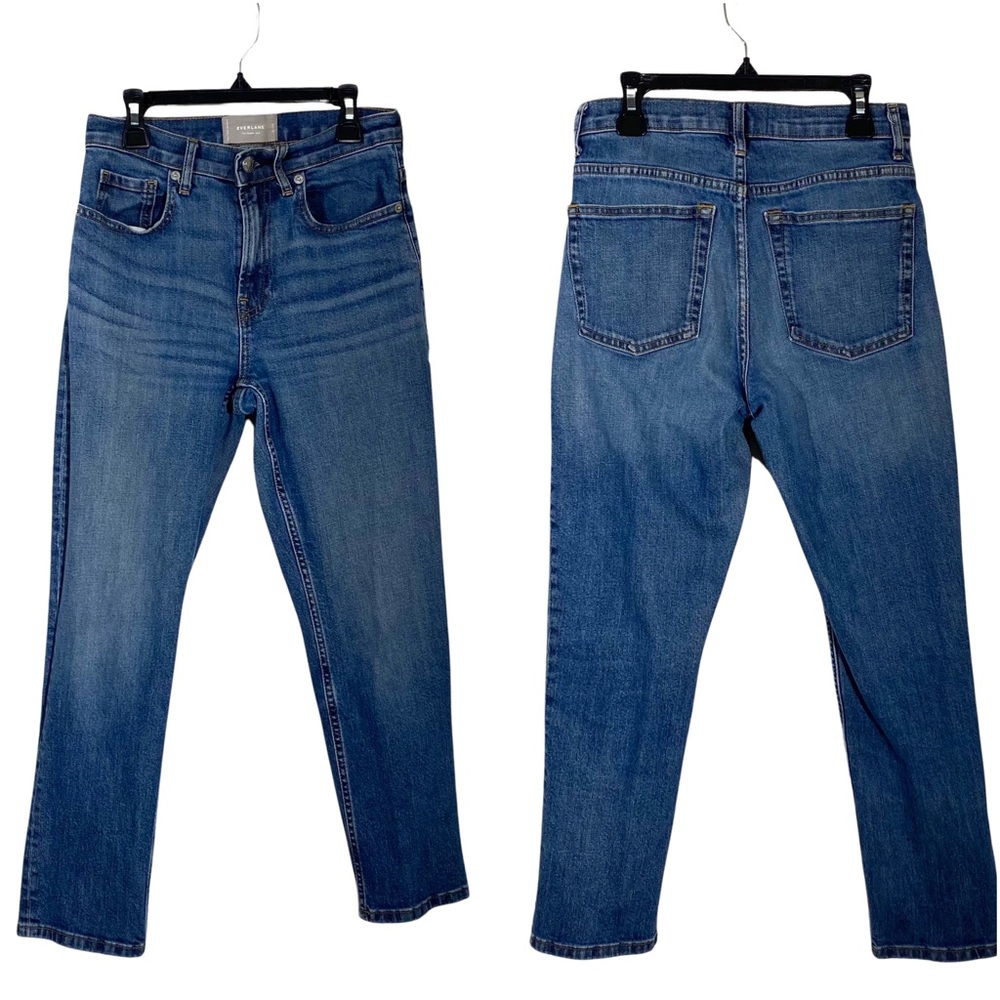 EVERLANE The Cheeky Crop Jeans Medium Wash